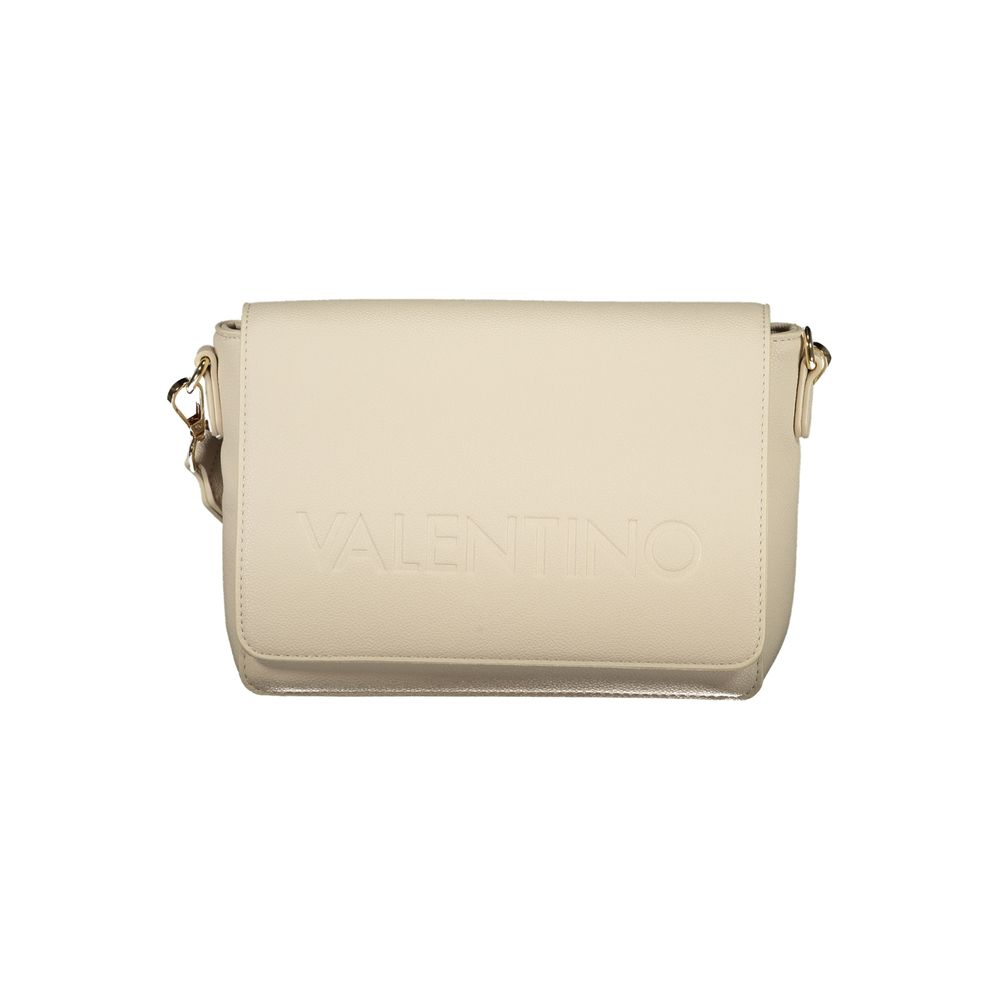 Mario Valentino Beige Polyurethane Women's Bag | Regal Royce