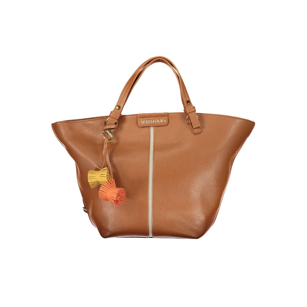 Mario Valentino Brown Polyurethane Women's Bag | Regal Royce
