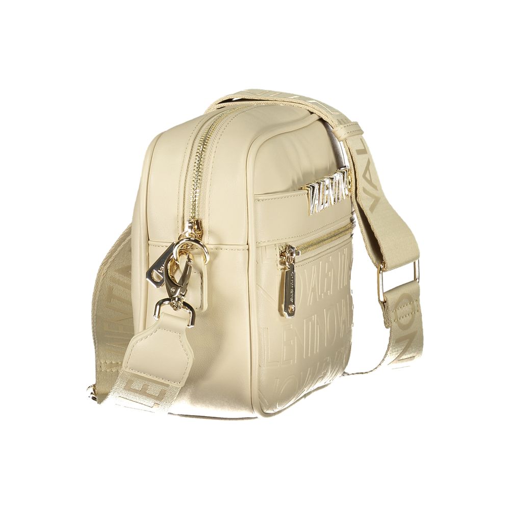 Mario Valentino Beige Polyurethane Women's Bag | Regal Royce