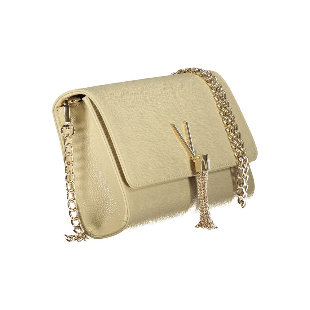 Mario Valentino Beige Polyurethane Women's Handbag | Regal Royce