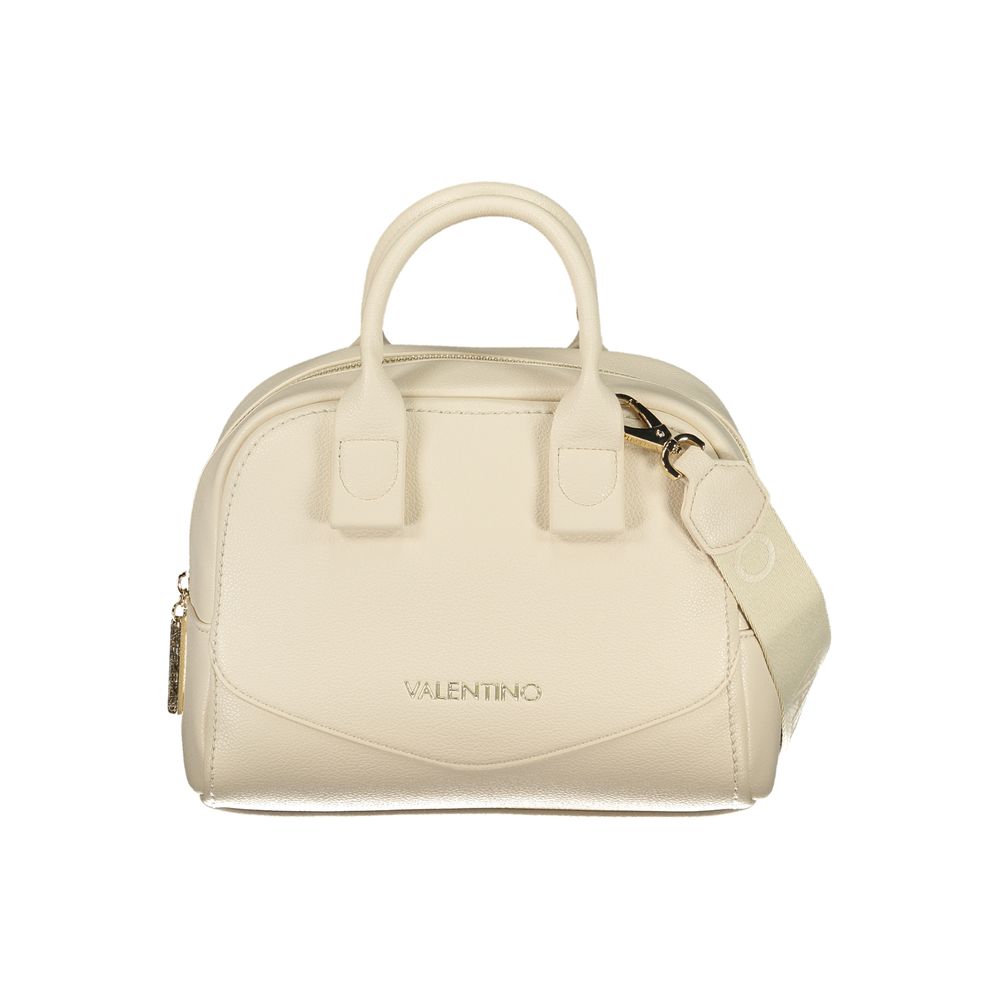 Mario Valentino Beige Polyurethane Women Bag | Regal Royce