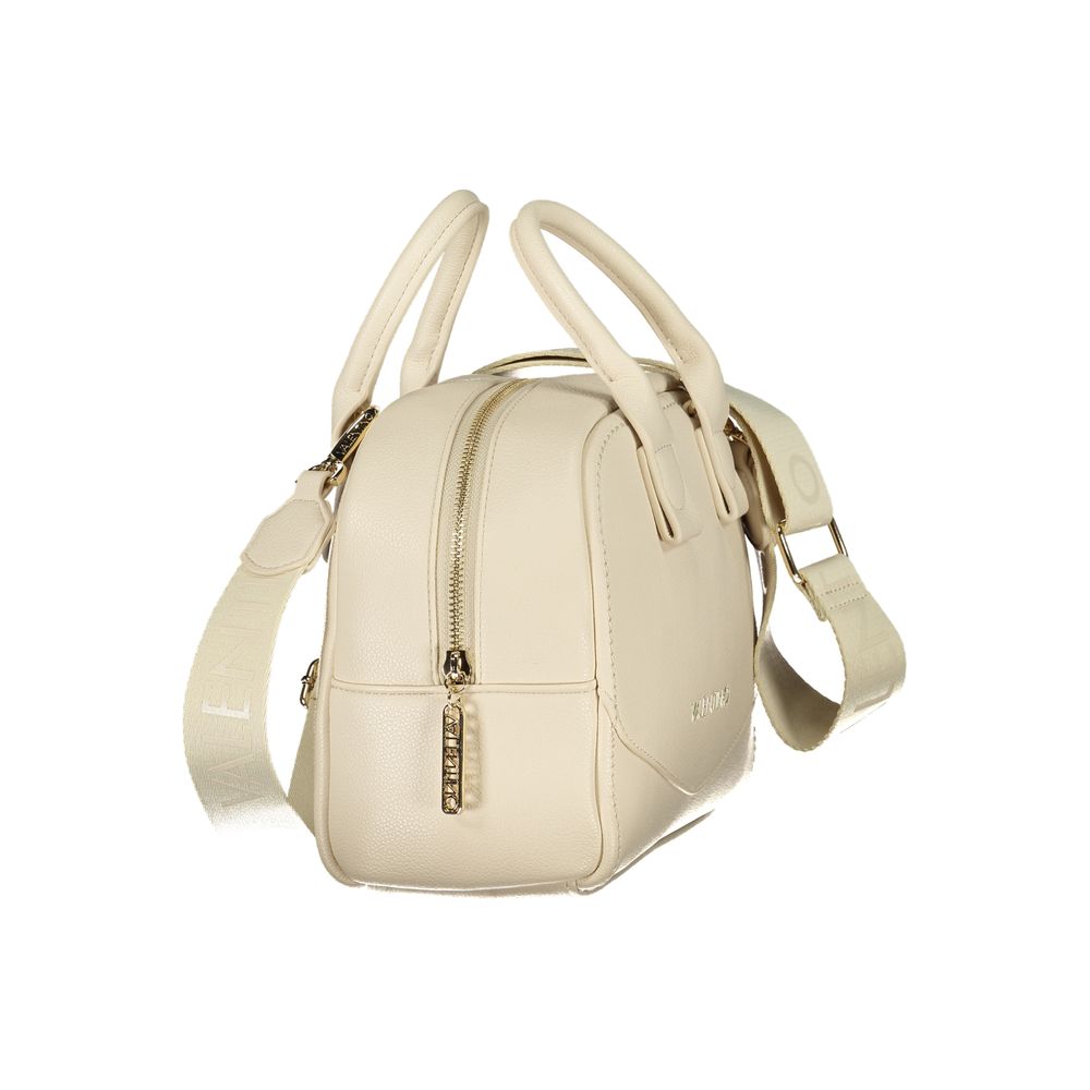 Mario Valentino Beige Polyurethane Women Bag | Regal Royce