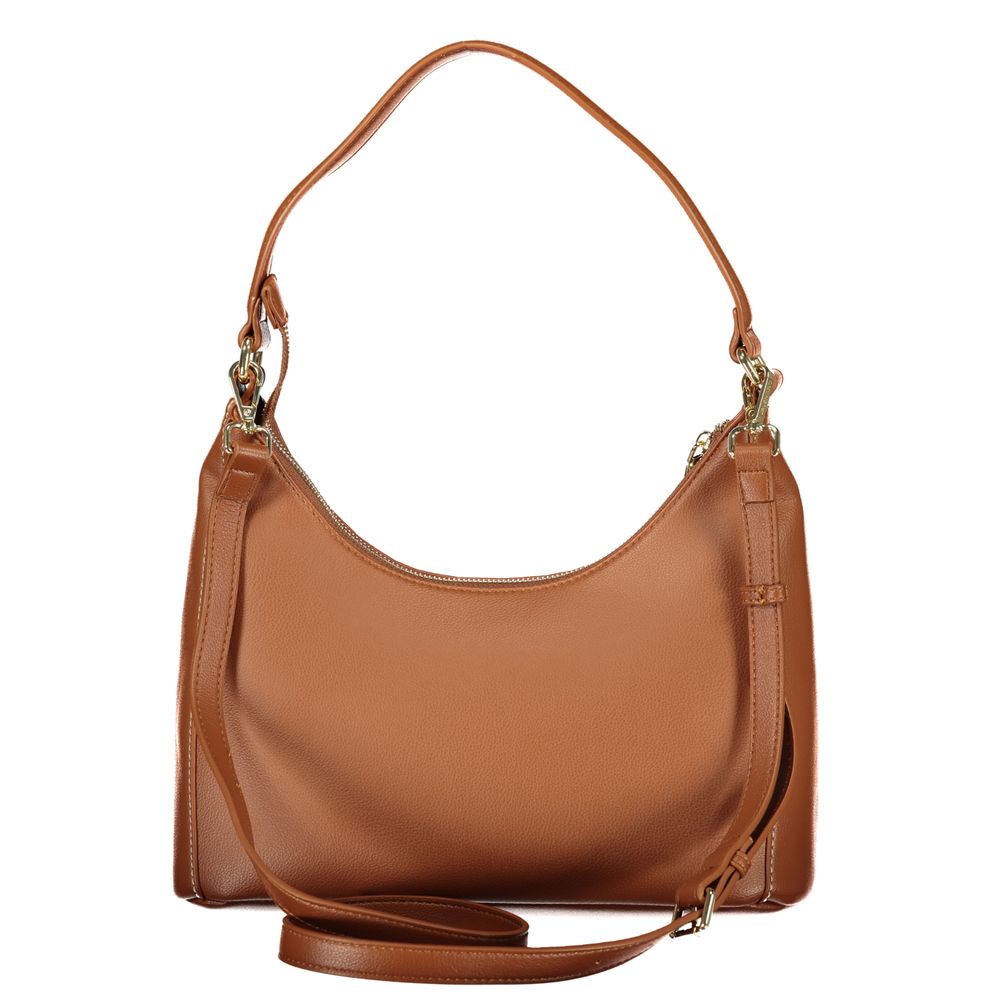 Mario Valentino Brown Polyurethane Women's Bag | Regal Royce