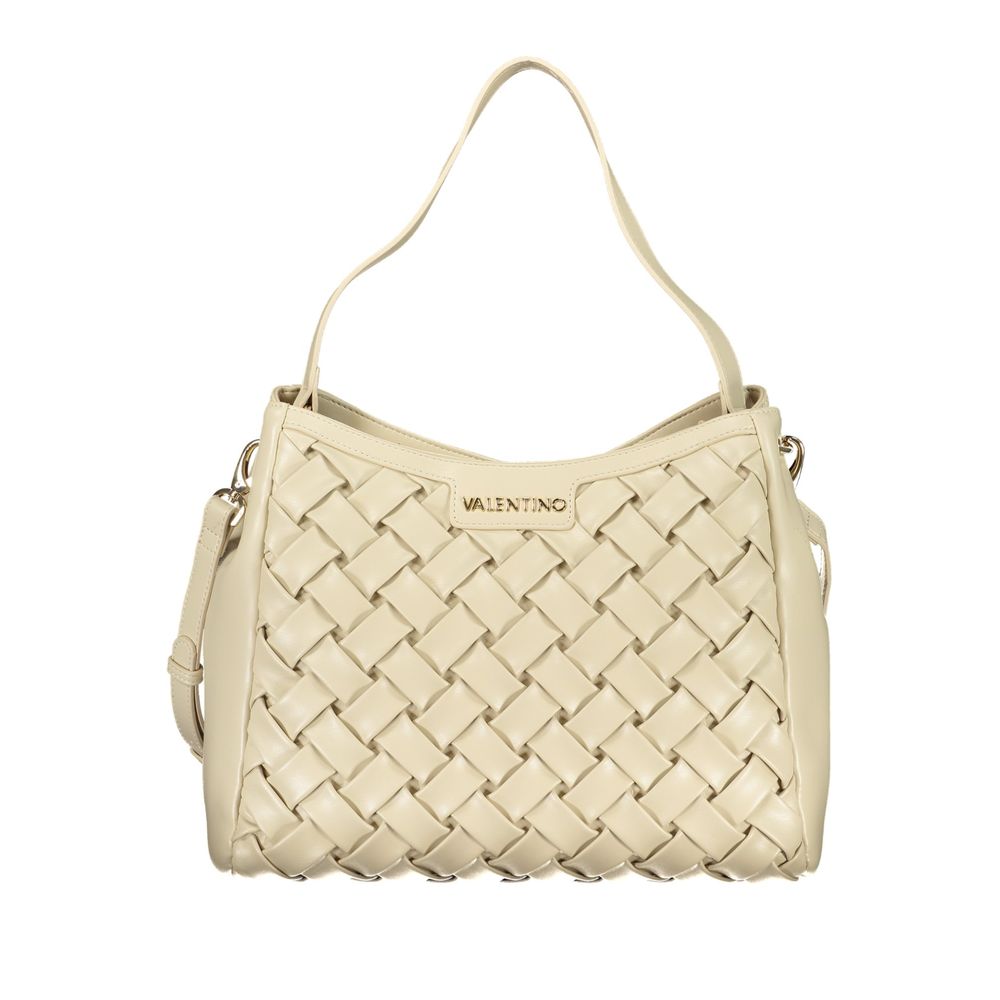 Mario Valentino Beige Polyurethane Women's Bag | Regal Royce