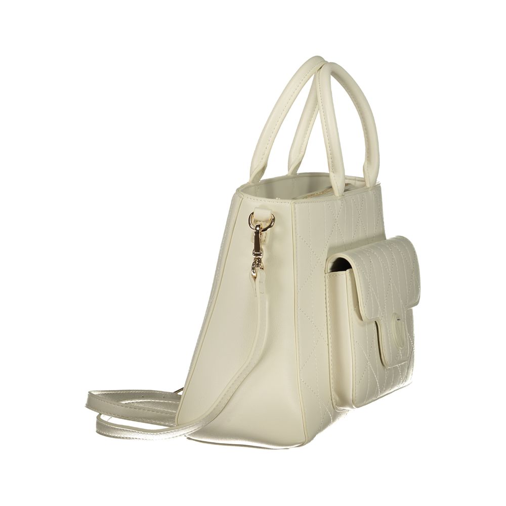 Mario Valentino Bianco Polyurethane Women's Bag | Regal Royce