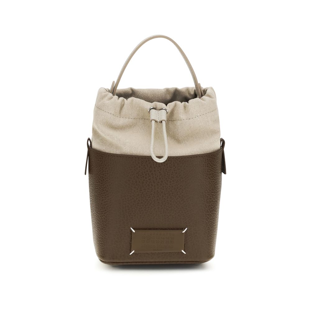 Maison Margiela Brown Calf Leather Bos Taurus Backet Bag | Regal Royce