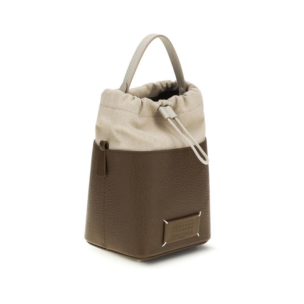 Maison Margiela Brown Calf Leather Bos Taurus Backet Bag | Regal Royce