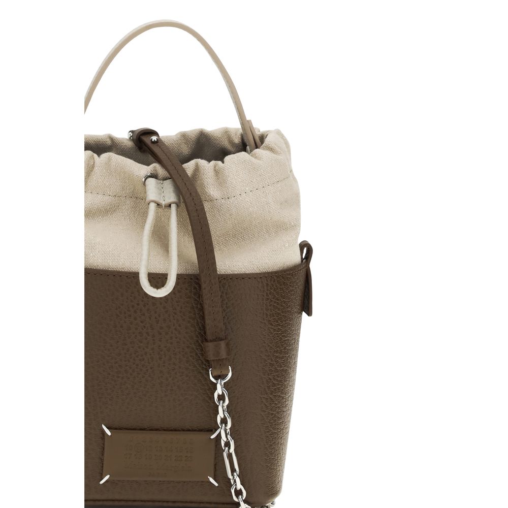 Maison Margiela Brown Calf Leather Bos Taurus Backet Bag | Regal Royce