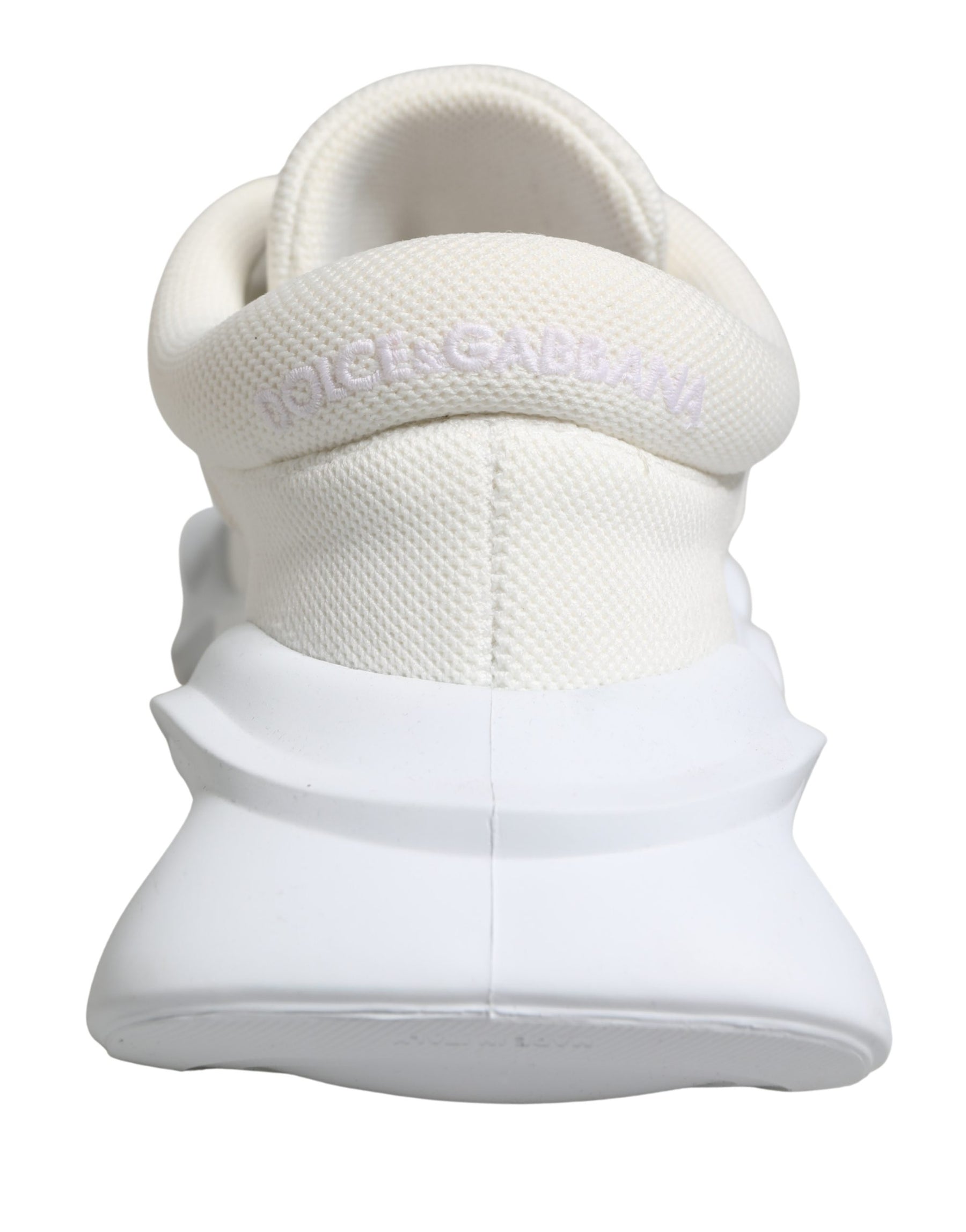 Dolce & Gabbana White Slip On Wave Low Top Sneakers Shoes | Regal Royce