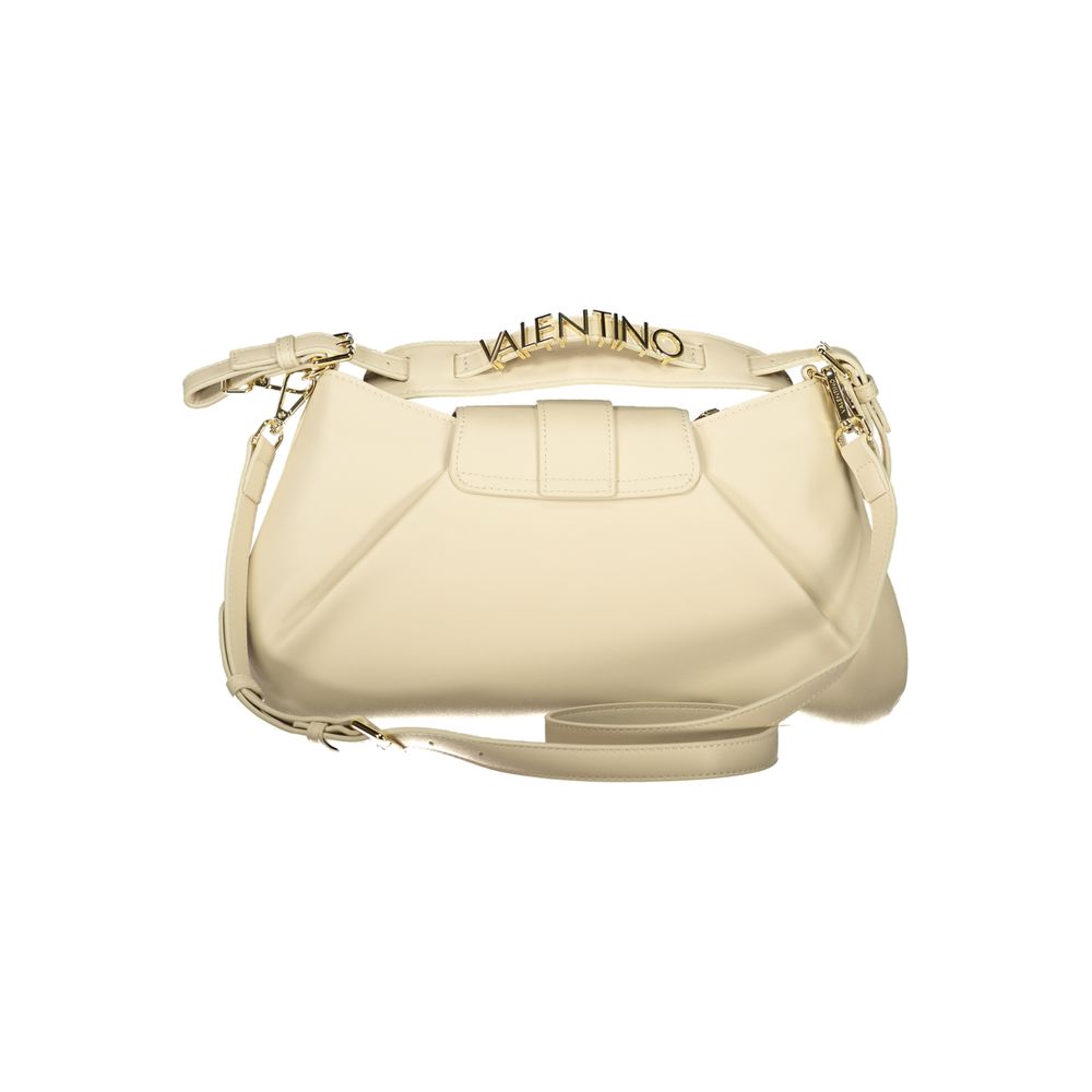 Mario Valentino Beige Polyurethane Women's Bag | Regal Royce