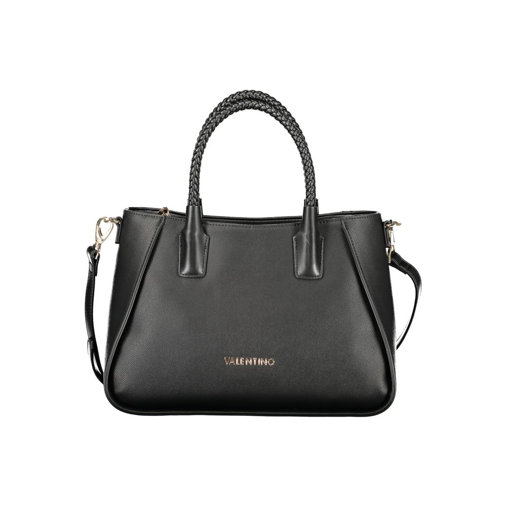 Mario Valentino Nero Poliuretano Women's Bag with Adjustable Shoulder Strap | Regal Royce