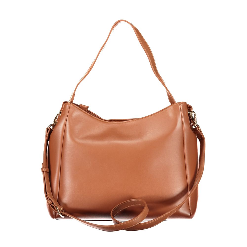 Mario Valentino Brown Polyurethane Women's Bag | Regal Royce