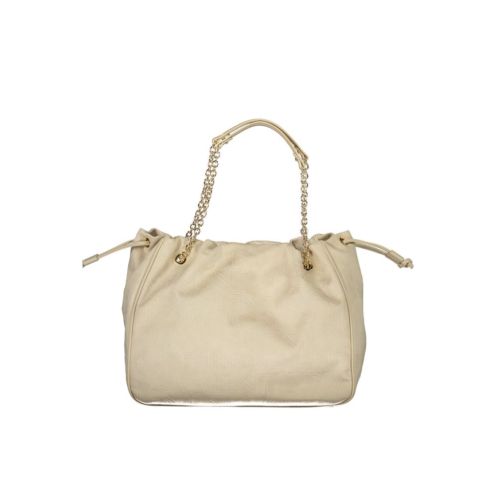 Mario Valentino Beige Polyurethane Women's Bag | Regal Royce
