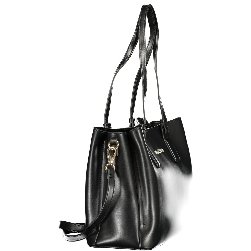 Mario Valentino Nero Polyurethane Women's Bag with Recycled Features | Regal Royce