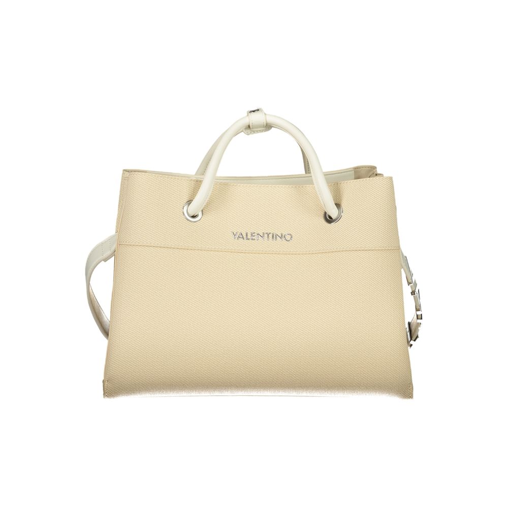 Mario Valentino Beige Polyurethane Women's Bag | Regal Royce