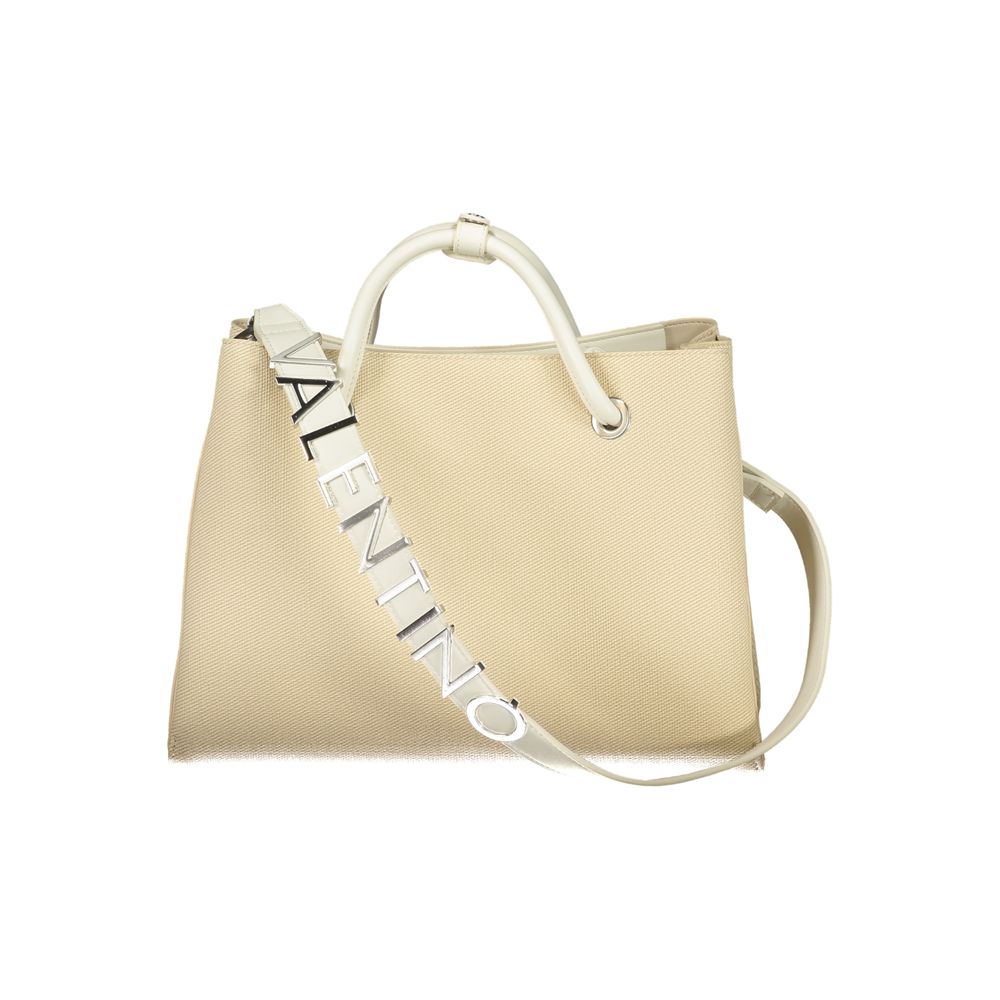 Mario Valentino Beige Polyurethane Women's Bag | Regal Royce