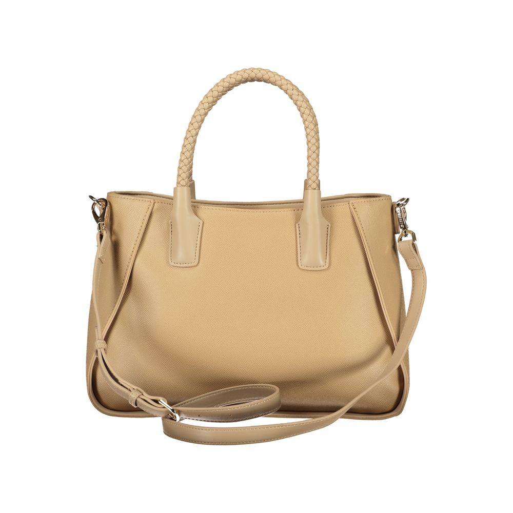 Mario Valentino Beige Polyurethane Women's Bag | Regal Royce