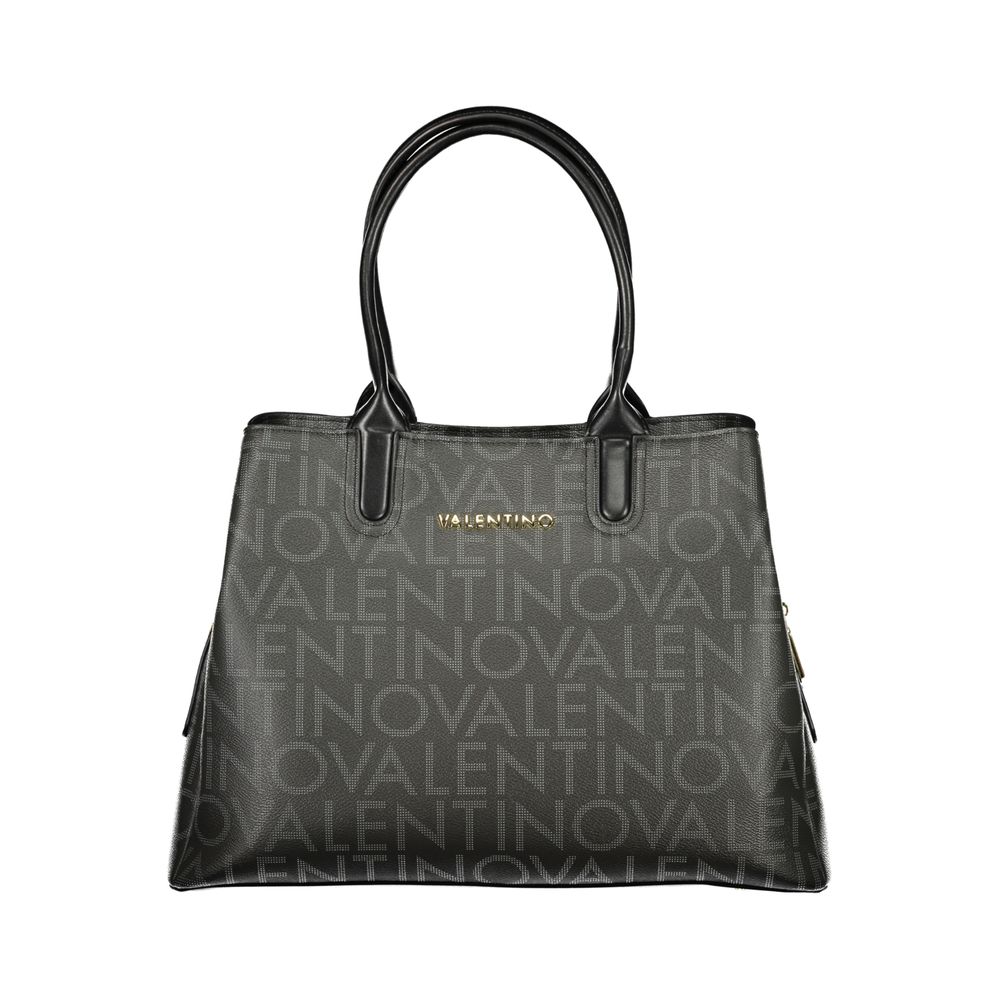 Mario Valentino Black Polyurethane Women's Bag | Regal Royce