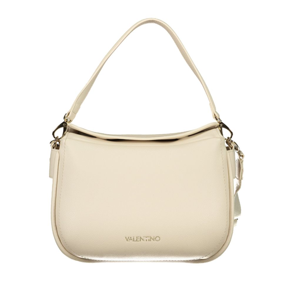 Mario Valentino Beige Polyurethane Women's Bag | Regal Royce
