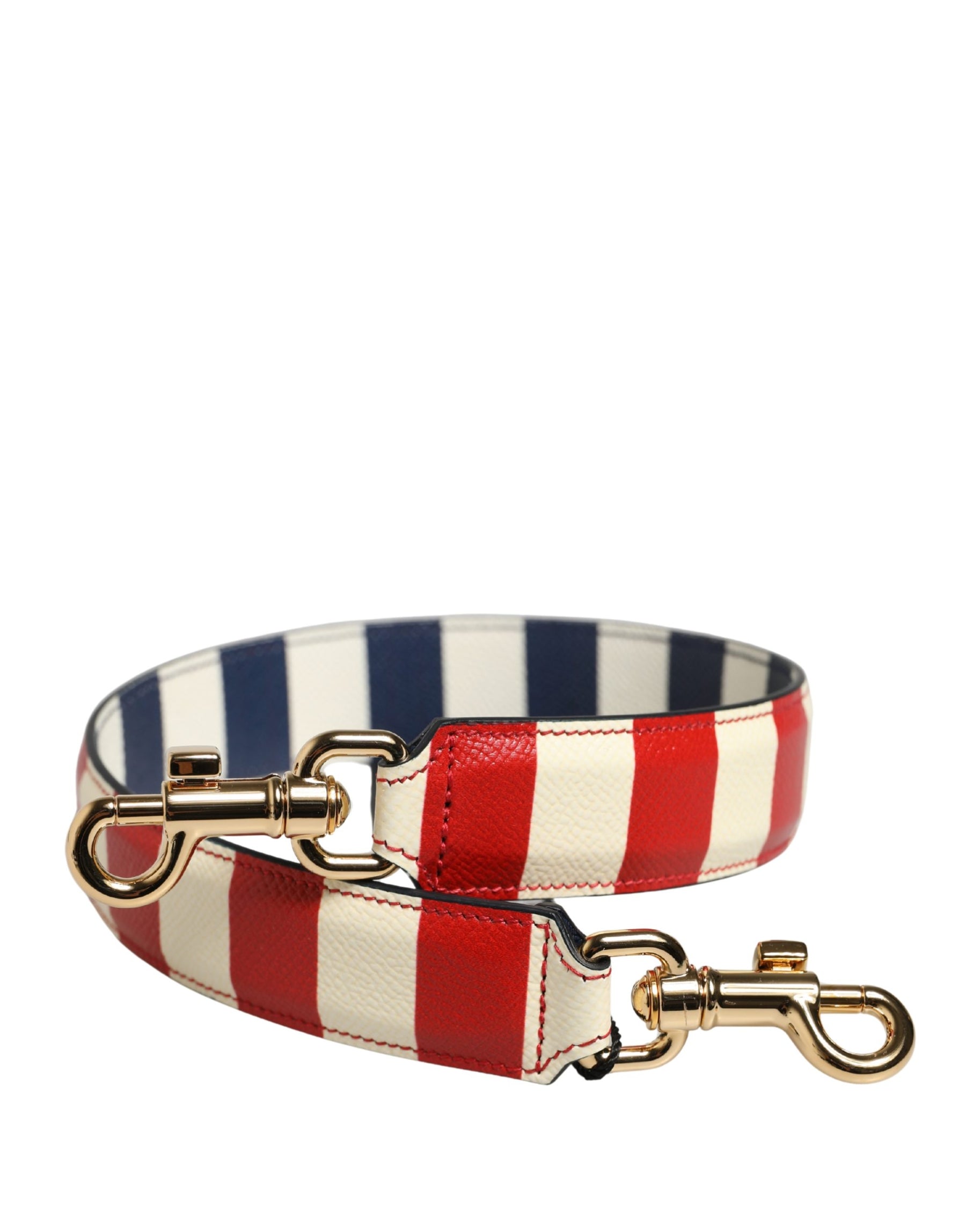 Dolce & Gabbana Multicolor Leather Striped Bag Accessory Shoulder Strap | Regal Royce