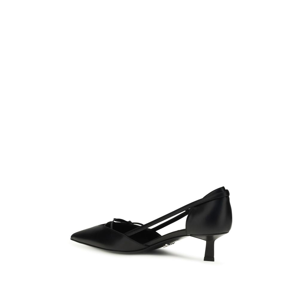 Prada Black Goatskin High Heel Pumps | Regal Royce