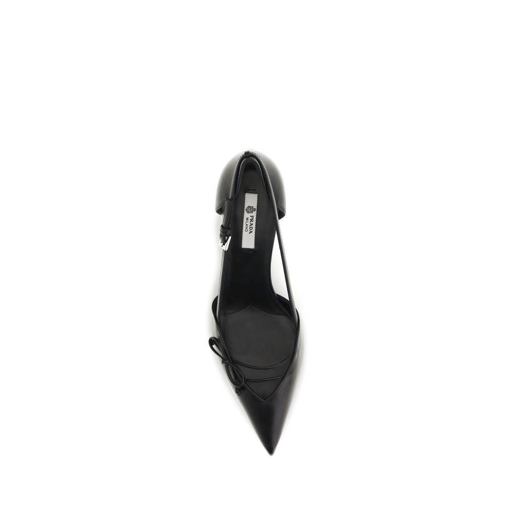 Prada Black Goatskin High Heel Pumps | Regal Royce