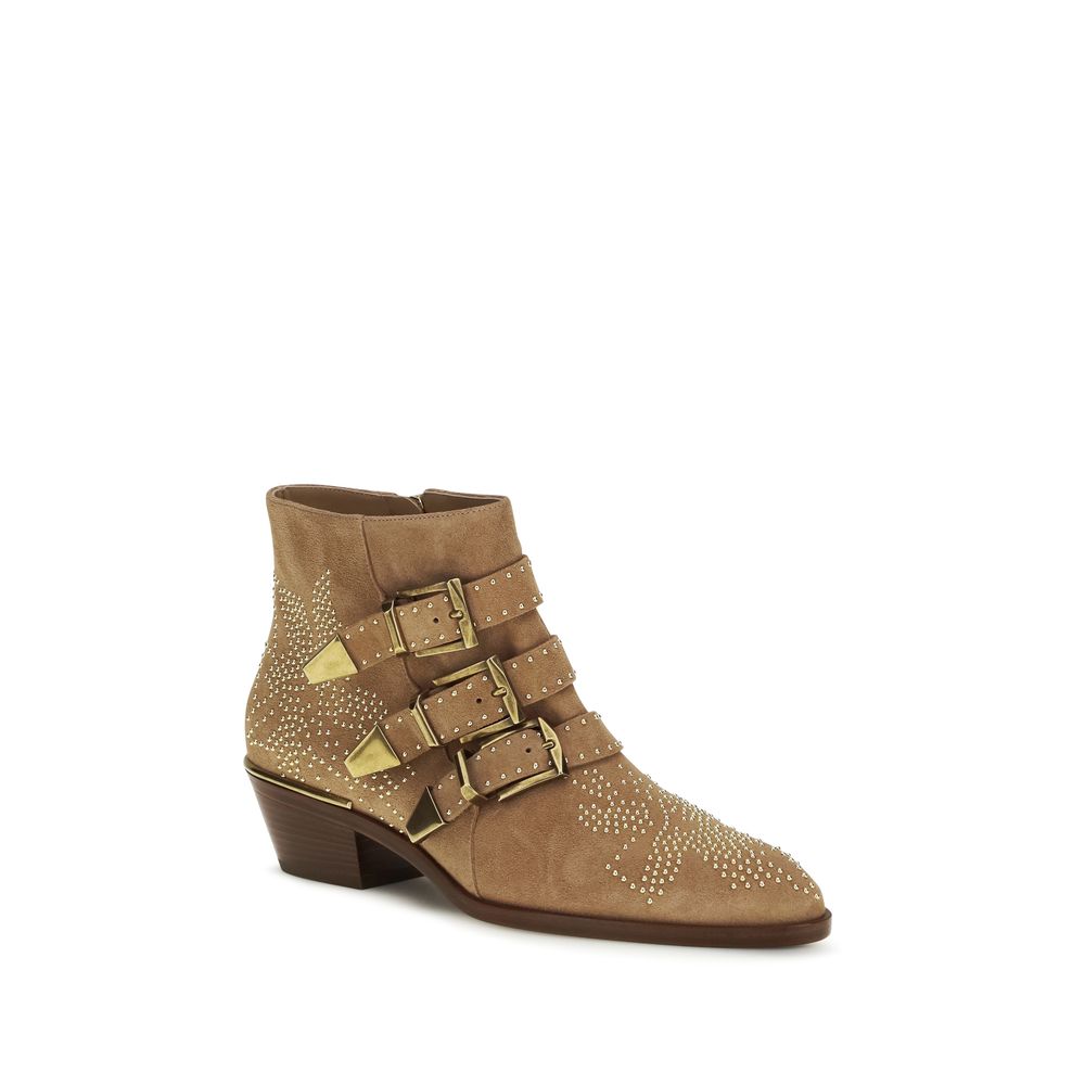 Chloé Multicolor Calf Leather Bos Taurus Ankle Boots | Regal Royce