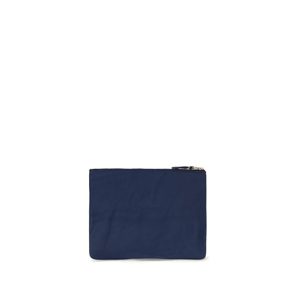 Comme Des Garçons Blue Calf Leather Bos Taurus Wallet | Regal Royce