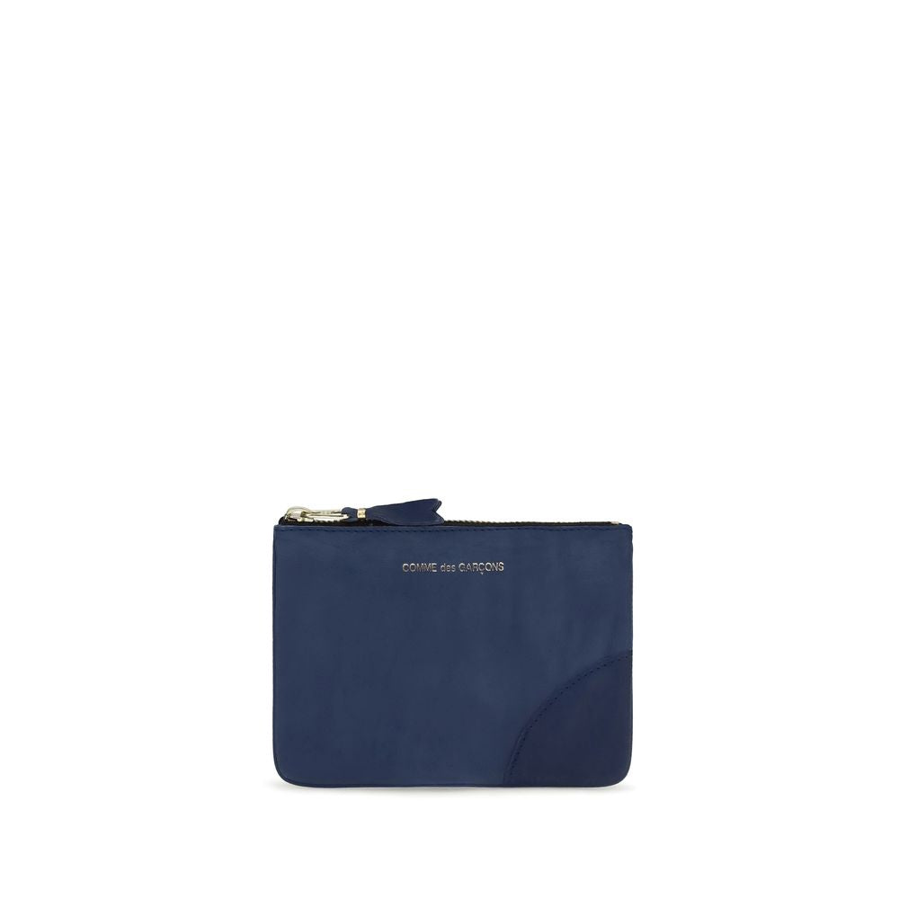 Comme Des Garçons Blue Calf Leather Bos Taurus Wallet | Regal Royce