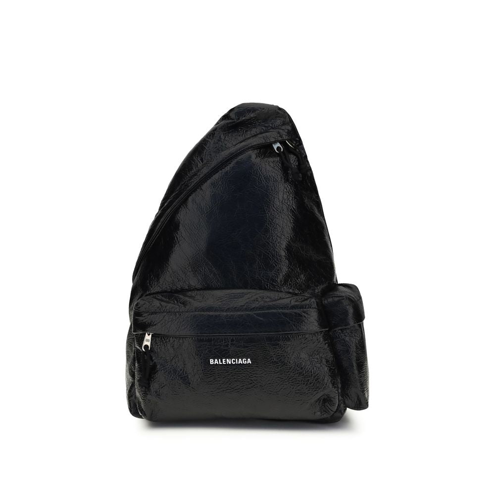 Balenciaga Black Nylon Backpack | Regal Royce