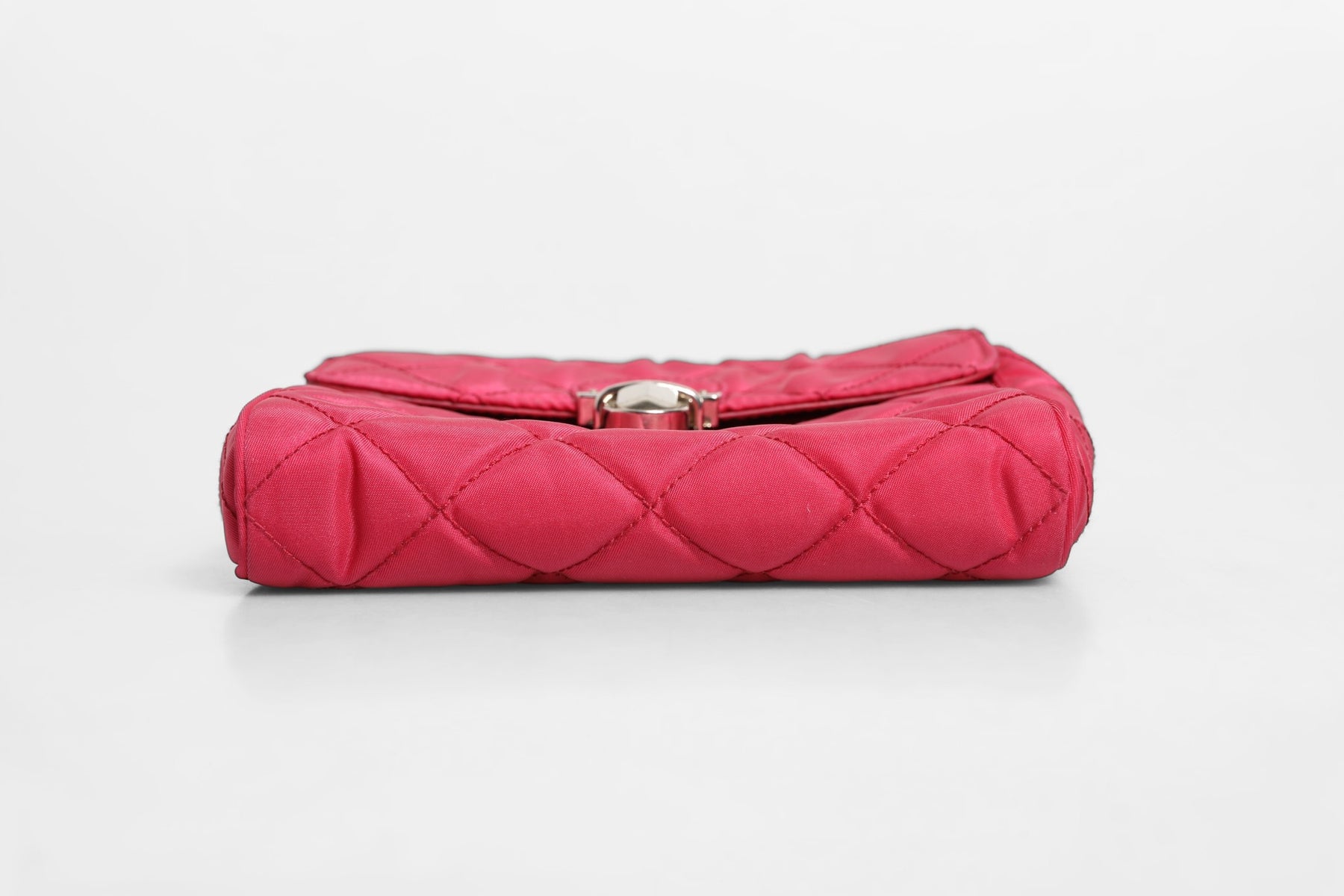 Prada Pink Quilted Tessuto Impuntu Nylon Flap Crossbody Bag | Regal Royce