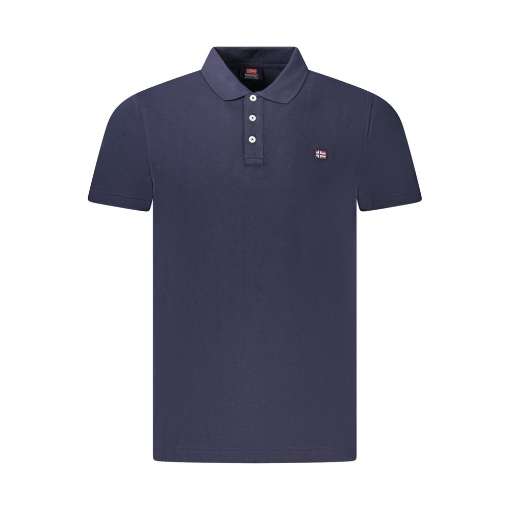 Norway 1963 Blue Cotton Men's Polo | Regal Royce