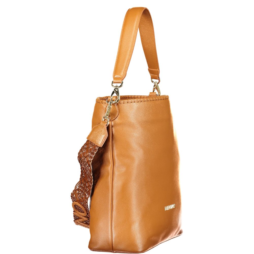 Mario Valentino Brown Polyurethane Women's Bag | Regal Royce