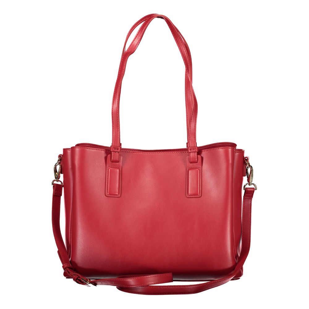 Mario Valentino Rosso Polyurethane Women's Bag | Regal Royce