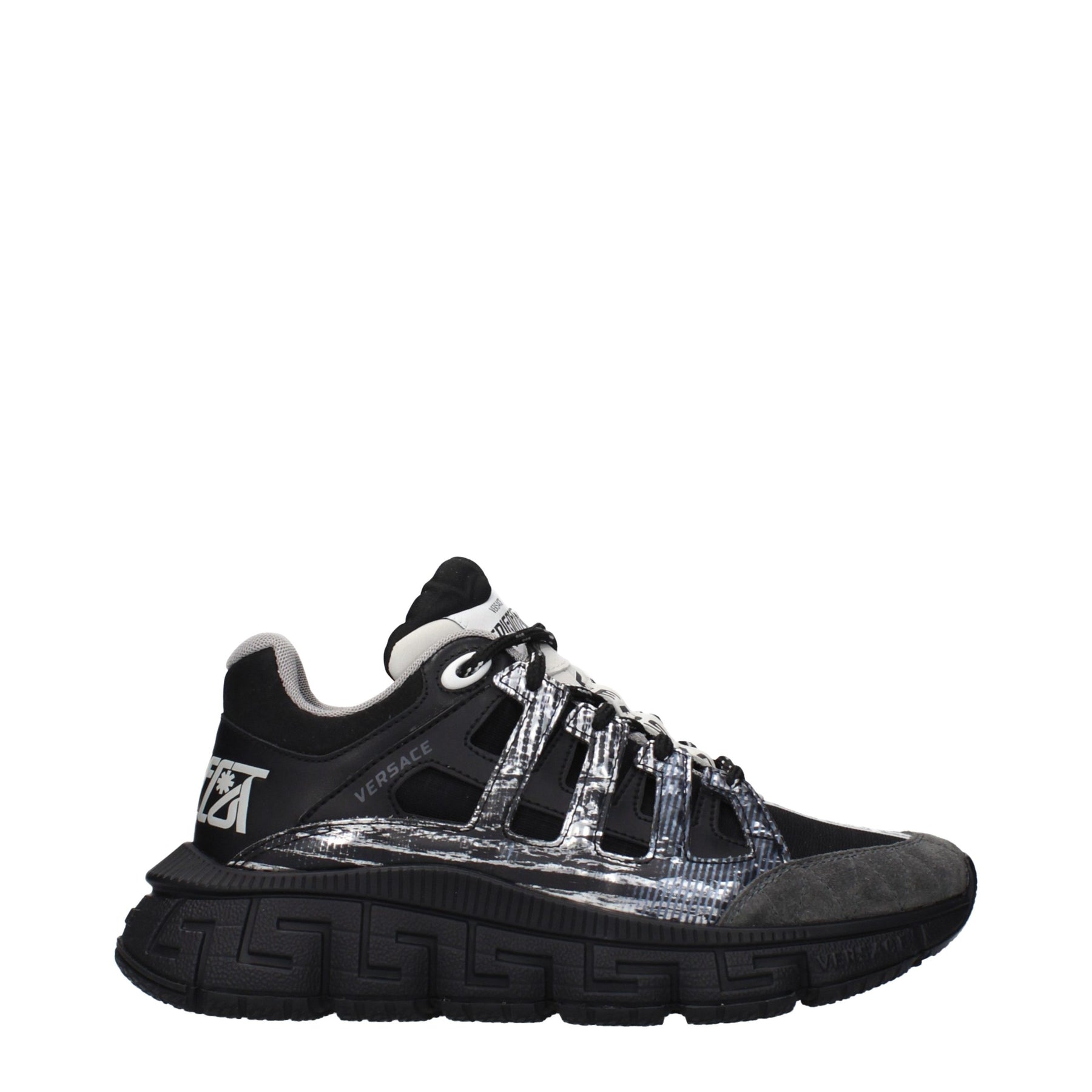 Versace Black Fabric Athletic Sneakers | Regal Royce