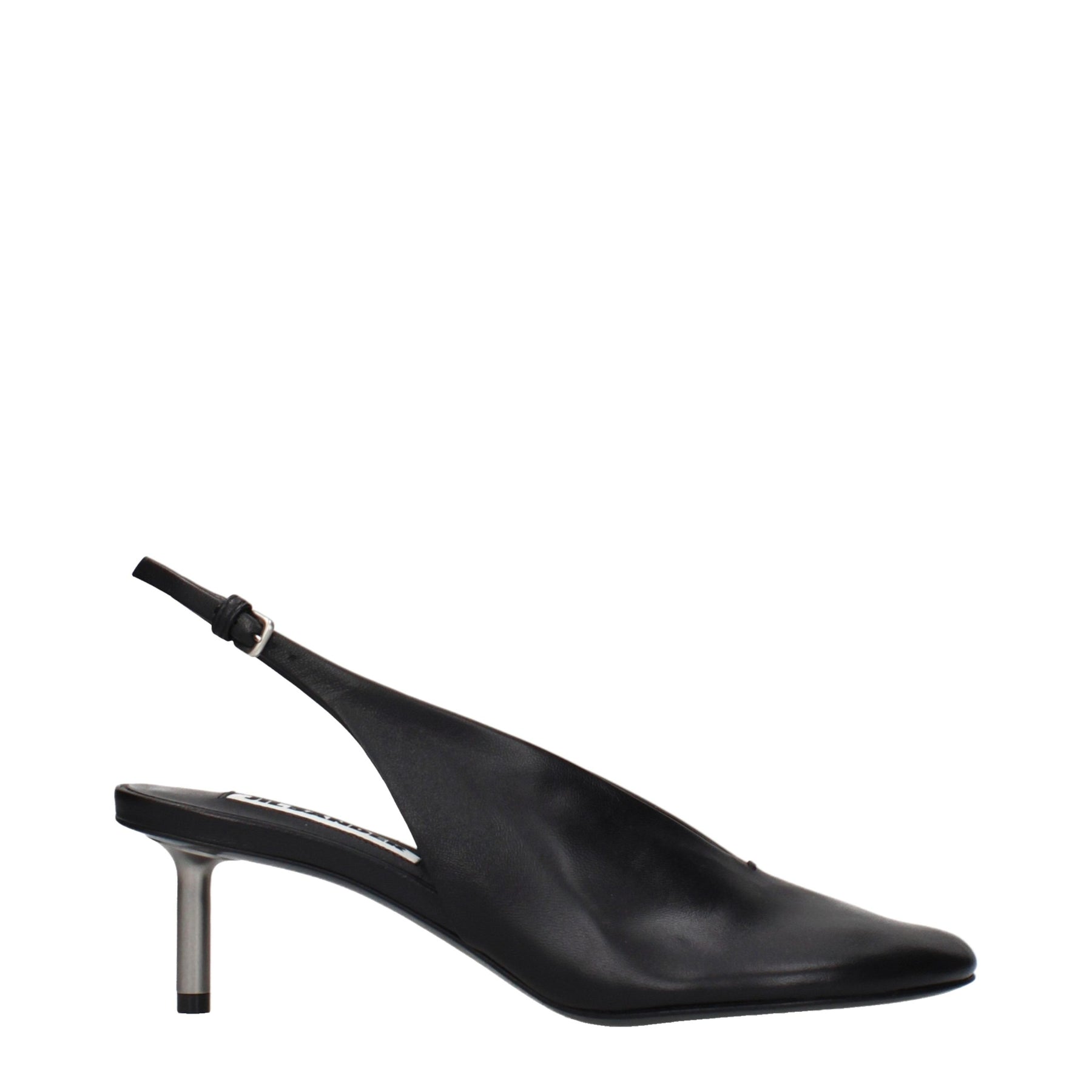 Jil Sander Black Leather High Heel Pumps | Regal Royce