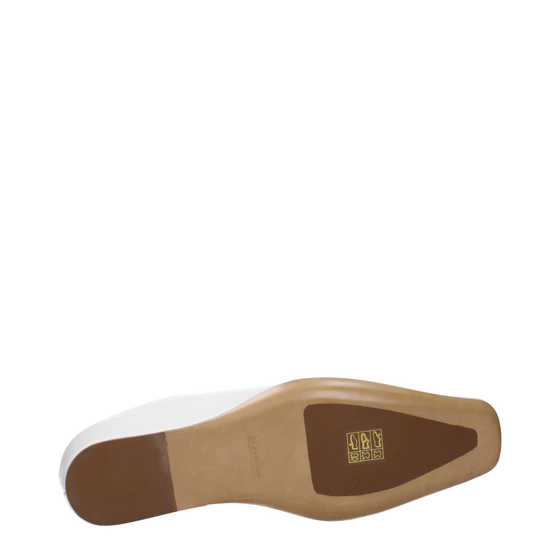 Jil Sander White Leather Slippers | Regal Royce