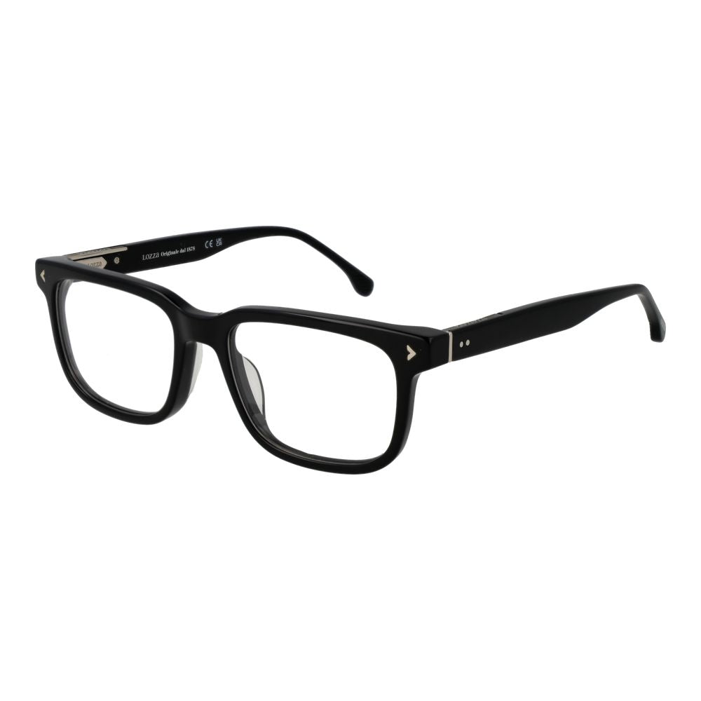 Lozza Black Cellulose Acetate Glasses (Frames) | Regal Royce