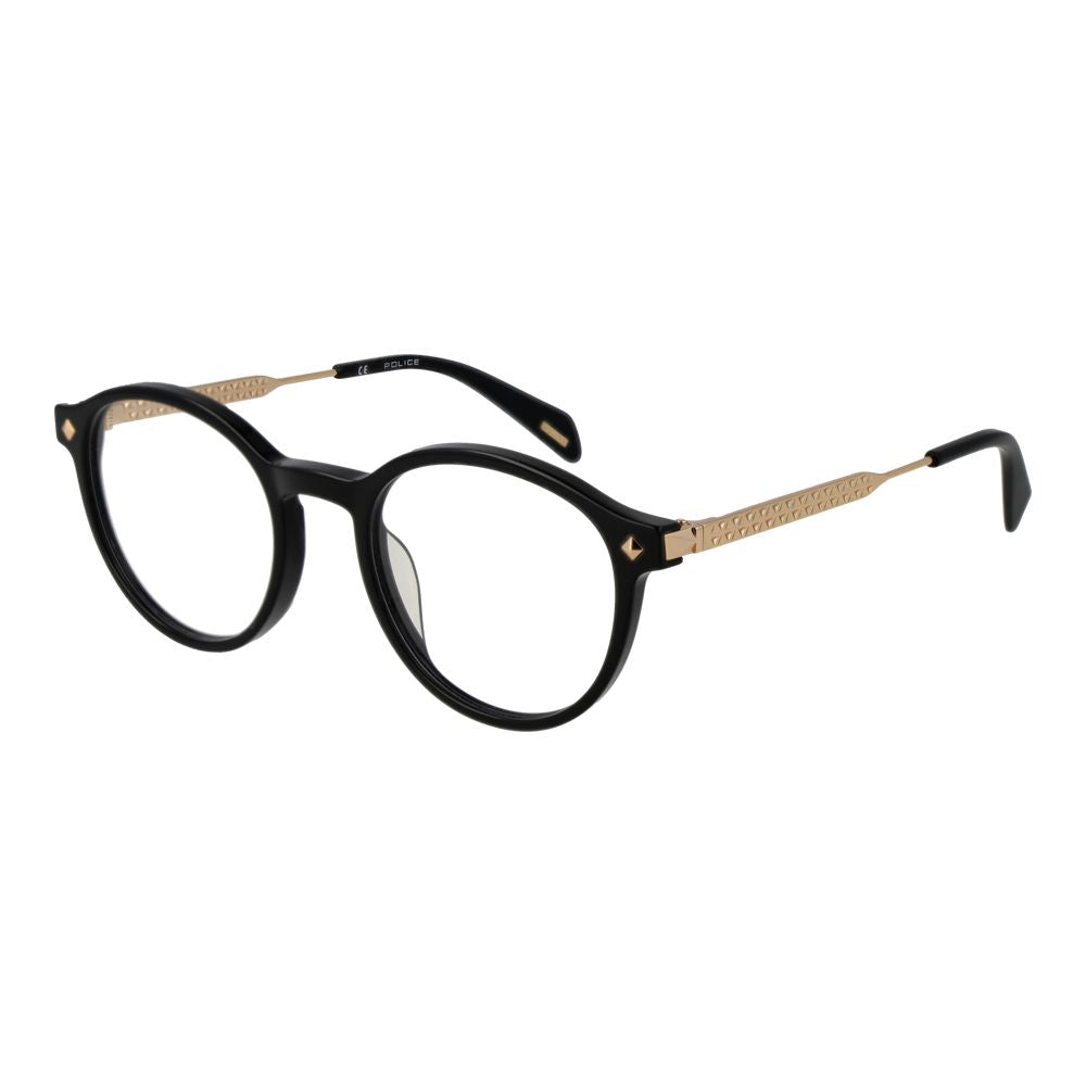 Police Black Metal Glasses (Frames) | Regal Royce