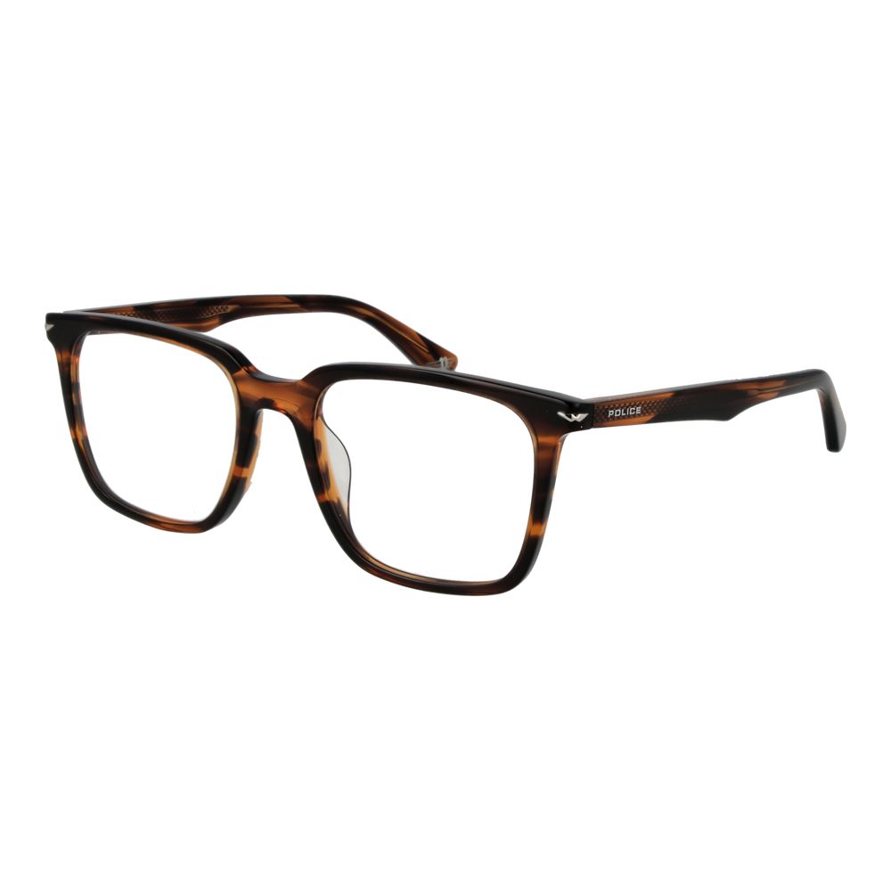 Police Brown Cellulose Acetate Glasses (Frames) | Regal Royce