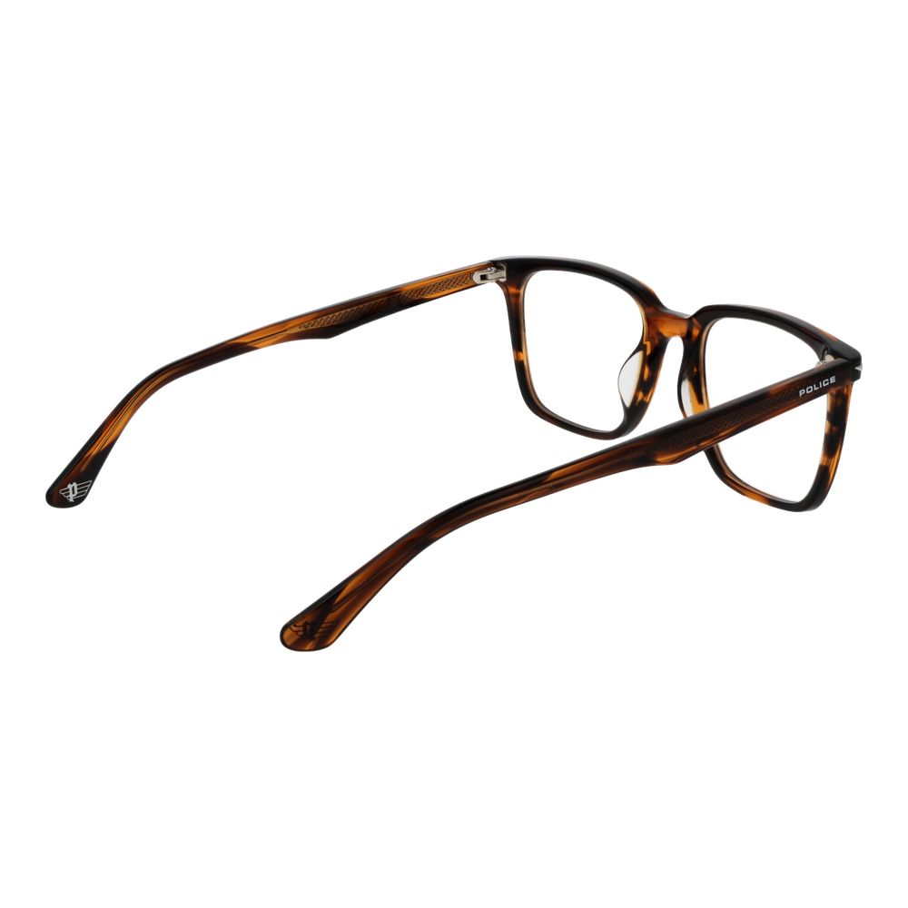 Police Brown Cellulose Acetate Glasses (Frames) | Regal Royce