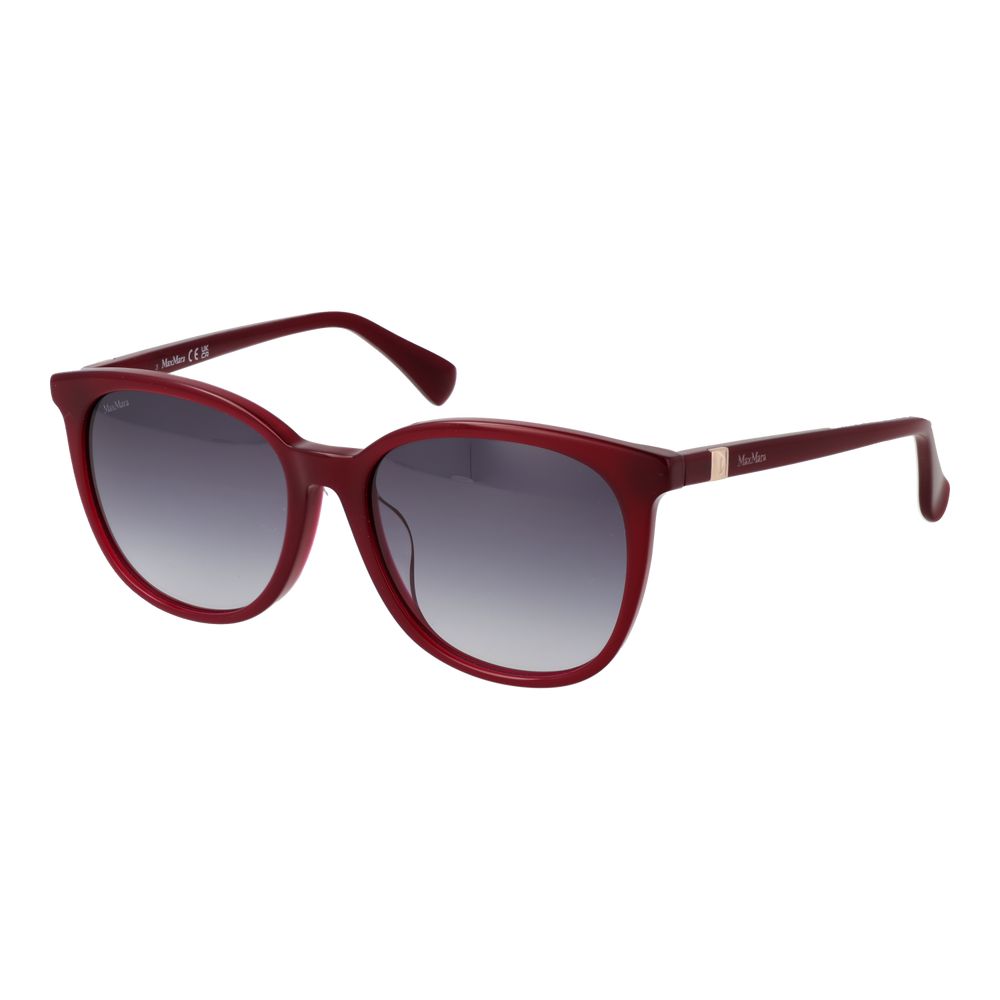 Max Mara Burgundy Acetate Sunglasses | Regal Royce