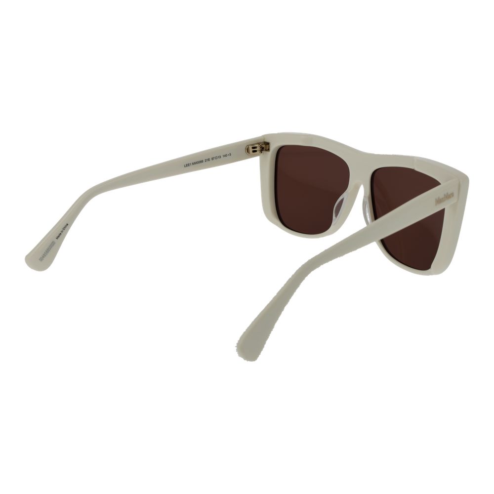Max Mara White Acetate Sunglasses | Regal Royce