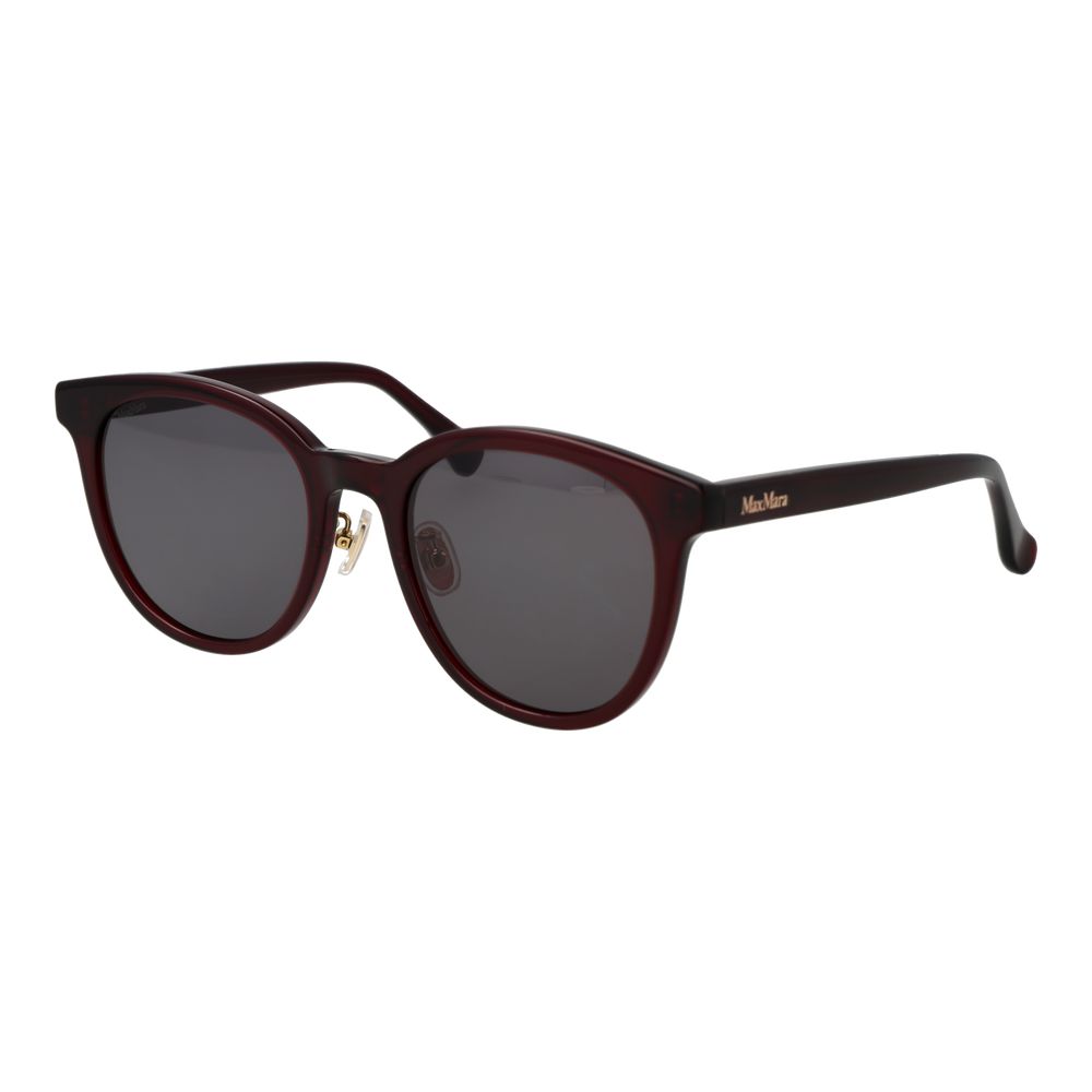 Max Mara Burgundy Acetate Sunglasses | Regal Royce