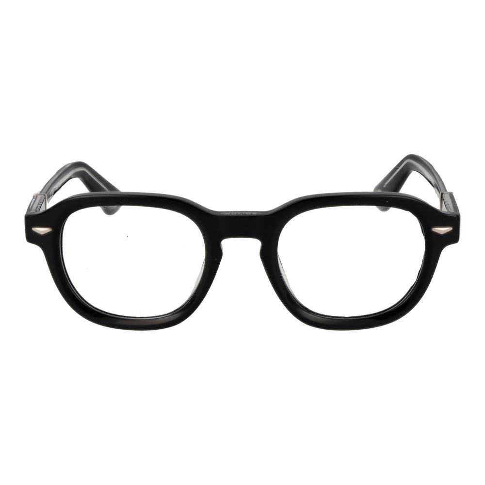 Police Black Cellulose Acetate Glasses (Frames) | Regal Royce