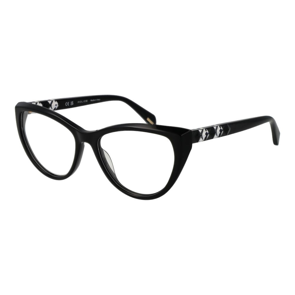 Police Black Plastic Glasses (Frames) | Regal Royce