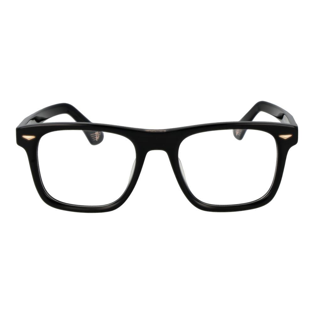 Police Black Cellulose Acetate Glasses (Frames) | Regal Royce