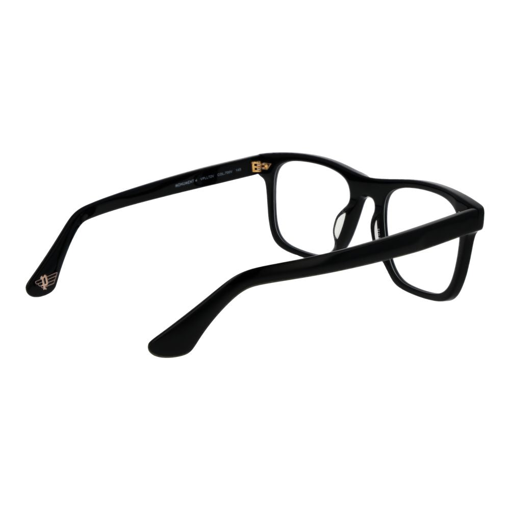 Police Black Cellulose Acetate Glasses (Frames) | Regal Royce