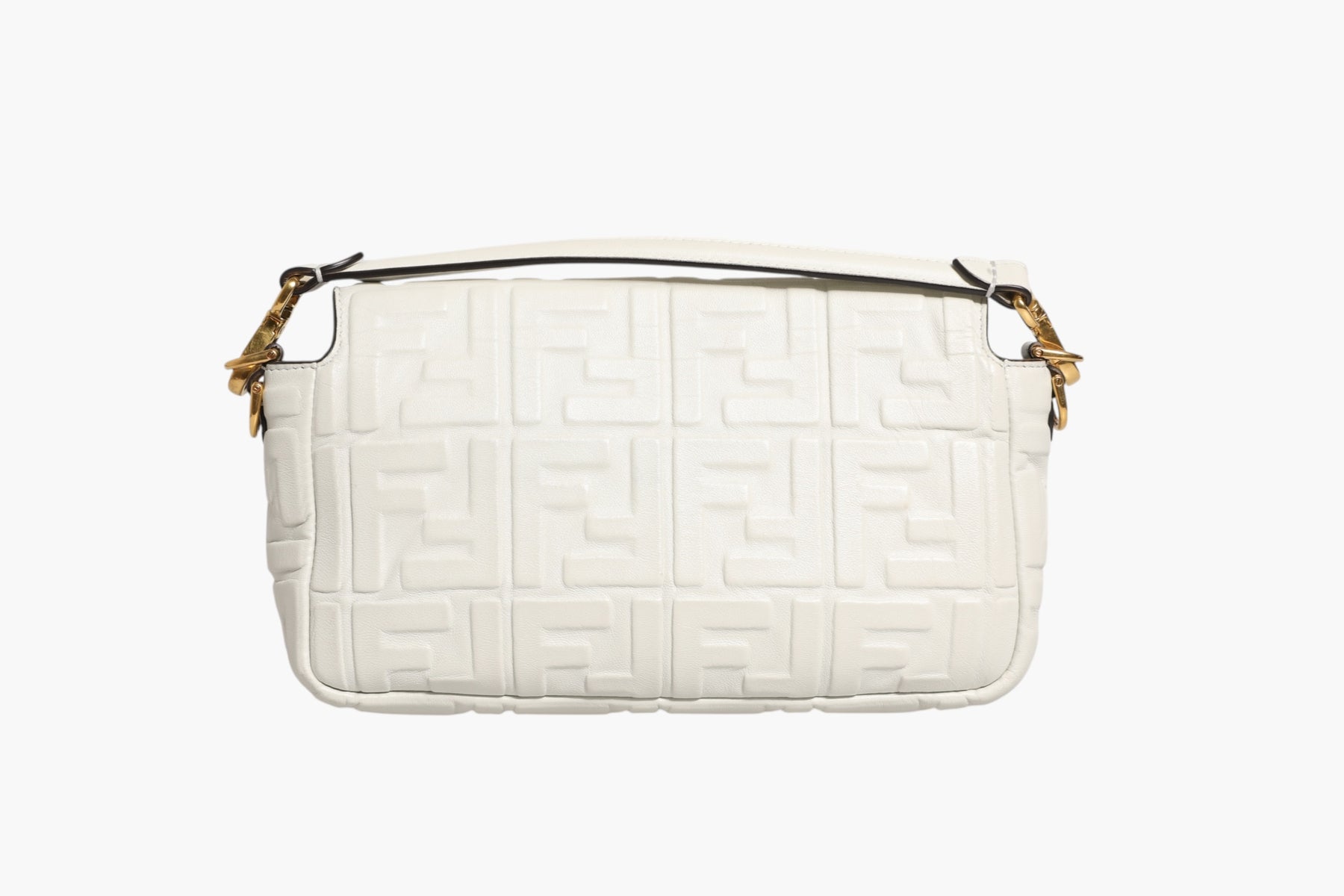 Fendi FF Embossed Baguette Nappa Leather Bag | Regal Royce