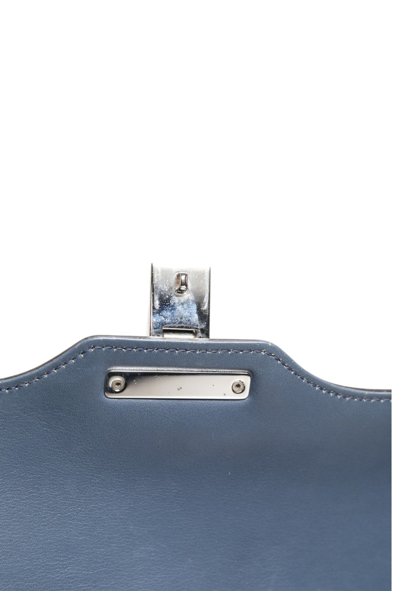 Gucci Blue Smooth Leather Lady Lock Shouler Bag | Regal Royce